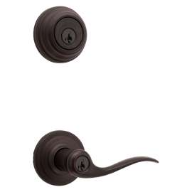Kwikset Signature Series 991TNL-11P Combination Lockset, 2 Grade, Zinc, Venetian Bronze, 2-3/8 x 2-3/4 in Backset
