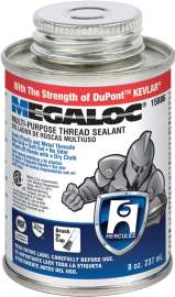 Oatey Megaloc 15806 Thread Sealant, 8 oz Can, Liquid, Paste, Blue