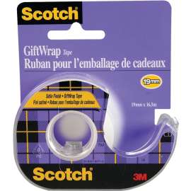 Scotch 15 Giftwrap Tape, 650 in L, 3/4 in W