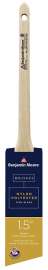 Benjamin Moore U61815-017 Paint Brush, Firm Brush, 2-3/16 in L Bristle, Nylon/Polyester Bristle, Thin Angle Sash Handle