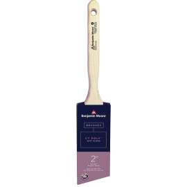 Benjamin Moore U62020-017 Paint Brush, Soft Brush, CT Polymer Bristle, Angle Sash Handle
