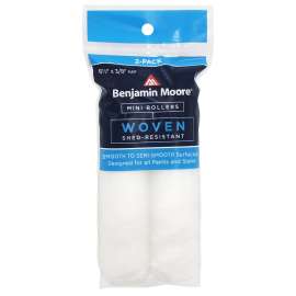 Benjamin Moore U66303-018 Woven Mini Roller Cover, 3/8 in Thick Nap, 6-1/2 in L