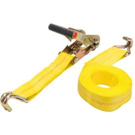 KEEPER 89616 Tie-Down Strap, 2 in W, 16 ft L, 3333 lb Working Load, J-Hook End