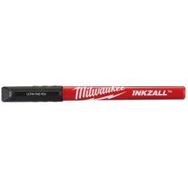 Milwaukee INKZALL Series 48-22-3164 Ultra-Fine Point Pen, Black, 5.1 in L, Plastic Barrel