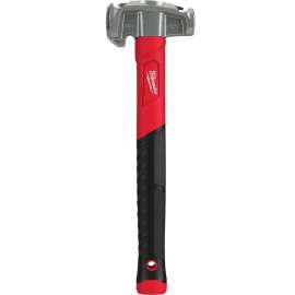 Milwaukee 48-22-9040 Lineman's Hammer, 36 oz Head, Milled, Smooth Strike Head, Steel Head, 15 in OAL