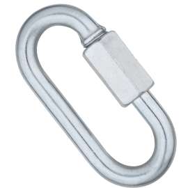 National Hardware N889-012 Quick Link, 5/16 in Trade, 1760 lb Working Load, Steel, Zinc
