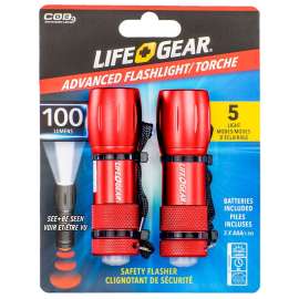 LIFE+GEAR LG09-60660-SA4 Mini Max Flashlight, AAA Battery, Alkaline Battery, LED Lamp, 160 Lumens