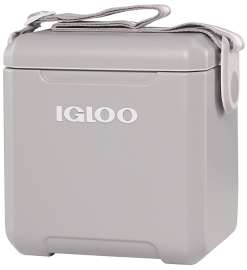 IGLOO '00032651 Tag Along Too Cooler, 14 Can Cooler, Plastic, Light Gray, 2 days Ice Retention