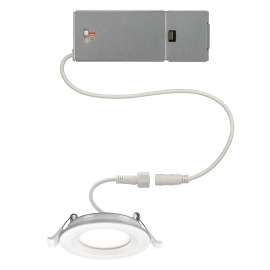 ETI DLLP-NL Series 53826102 Downlight with Nightlight, 9.06 W, 120 V, LED Lamp, Aluminum