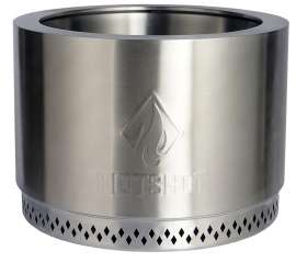 GHP Group Inc 52395 Fire Pit, 19-1/2 in OAW, 19.5 in OAD, 14.09 in OAH, Cylinder, Manual Ignition Ignition