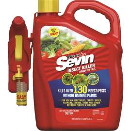 Sevin 100545278 Ready-to-Use Insect Killer, Liquid, Spray Application, Garden, 1.33 gal Bottle