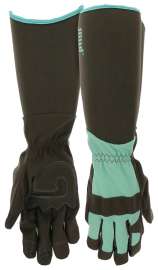 mud MD53001MT-W-SM Extended Sleeve Work Gloves, Women's, S/M, Synthetic Leather, Mint