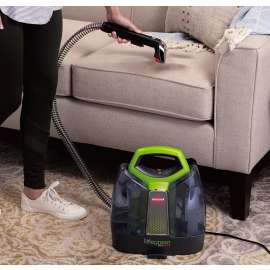 BISSELL 5207U Carpet Cleaner, 37 oz Tank, 120 V, Black/Motley Blue