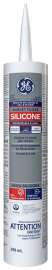 GE Silicone I SE1182 Tub and Tile Sealant, White, 10.1 oz