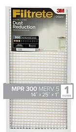 FILTER AIR DUST&LINT 14X25X1IN