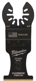 Milwaukee 49-25-1501 Blade, 1-3/8 in, 2 in D Cutting, Carbide/HCS/Titanium