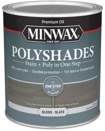STAIN WOOD GLOSS SLATE 1QT