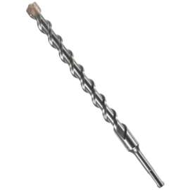 Bosch Bulldog HC2104 Hammer Drill Bit, 5/8 in Dia, 12 in OAL, Optimized Flute, 4-Flute, 25/64 in Dia Shank