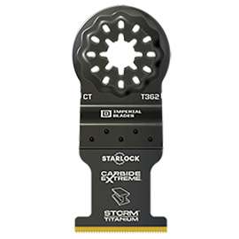IMPERIAL BLADES Starlock IBSLT362-1 Blade, 1-3/8 in D Cutting, Carbide/Metal/Titanium