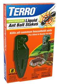 TERRO T1813 Ant Bait Stake, Liquid, 1.4 oz