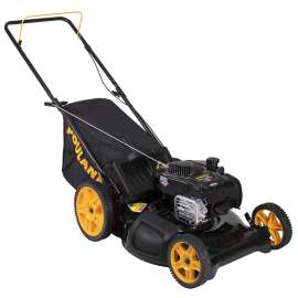Poulan Pro PM21N625RH Lawn Mower, 150 cc Engine Displacement, Gasoline, 21 in W Cutting, 1-Blade, Pull Start
