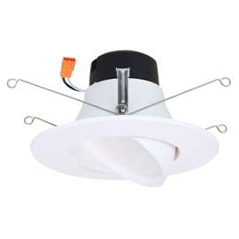 GIMBAL LED WHT 600LM 8W 5/6IN