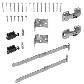 National Hardware N900-005 Wall Organizer Hardware Kit, Fold Down, Plastic/Steel