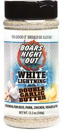 BBQ SPOT OW86508 Boar's Night Out BBQ Seasoning, Garlic Butter Flavor, 12.2 oz Jar