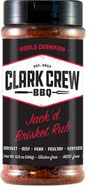 OLD WORLD SPICES & SEASONINGS Clark Crew CL00317 BBQ Jack'd Brisket Rub, 12 oz