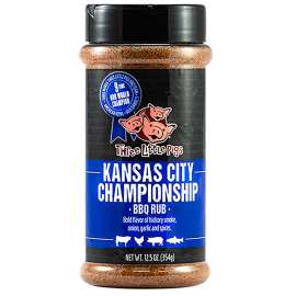 BBQ SPOT Three Little Pigs OW85171 BBQ Rub, Hickory Smoke Flavor, 12.5 oz Bottle