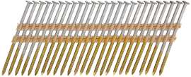 ProFIT 0710176S Collated Nail, 3 in L, 316 Stainless Steel, Round Head, Ring Shank