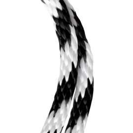 BARON 54033 Rope, 5/8 in Dia, 140 ft L, 325 lb Working Load, Polypropylene, Black/White