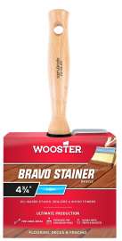WOOSTER F5116-4-3/4 Paint Brush, 4-3/4 in W, 2-3/4 in L Bristle, China Bristle, Threaded Handle