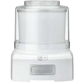 Cuisinart ICE-21 Frozen Yogurt, Ice Cream and Sorbet Maker, 60 V, 120 W, 1-1/2 qt Storage, Plastic