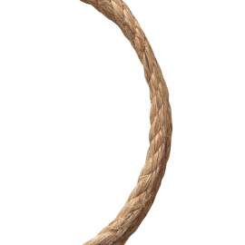 BARON 54427 Manila Rope, 3/4 in Dia, 100 ft L, 695 lb Working Load, Natural