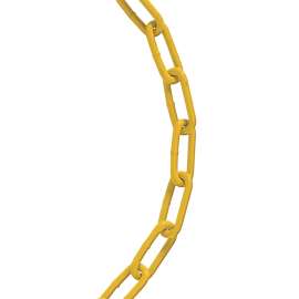 BARON 5454 Straight Link Chain, #2/0, 100 ft L, 520 lb Working Load, Powder-Coated/Yellow Chromate