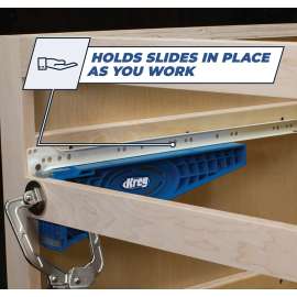 Kreg KHI-SLIDE Drawer Slide Jig, For: Face-Frame and Frameless Cabinet