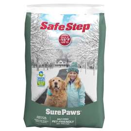 Safe Step Sure Paws 56720 Ice Melter, Crystal, White, Odorless, 20 lb Bag