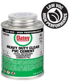 Oatey 308763V Heavy-Duty Medium Set Cement, 16 oz Can, Liquid, Clear