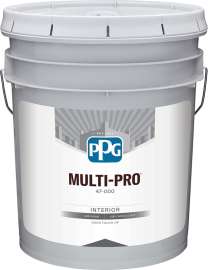 PPG MULTI-PRO 47-544/05 Interior Paint, Semi-Gloss Sheen, Off-White, 5 gal