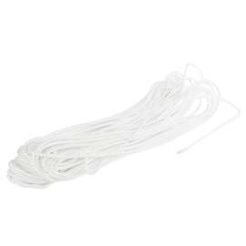 BARON 43651 Cord, 1/8 in Dia, 48 ft L, #4, 15 lb Working Load, Nylon/Poly, White