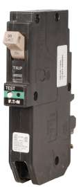 EATON CHFP120AF Circuit Breaker, AFCI, CH, 20 A, 1 -Pole, 120/240 VAC, Plug Mounting