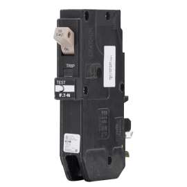 EATON CHFP120GF Circuit Breaker, CH, GFCI, 20 A, 1 -Pole, 120/240 VAC, Plug Mounting