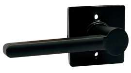 ProSource Dummy Lock, Lever, Contemporary, Matte Black