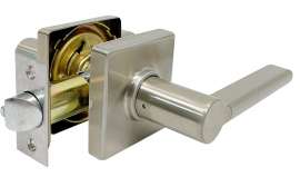 ProSource Passage Lock, Lever, Contemporary, Satin Nickel