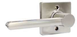 ProSource Dummy Lock, Lever, Contemporary, Satin Nickel