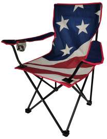 Seasonal Trends Folding Chair, American Flag