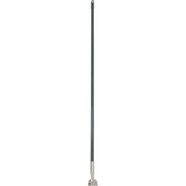 BIRDWELL 519-4 Mop Handle, 15/16 in Dia, 60 in L, Snap On, Metal/Plastic/Vinyl, Black