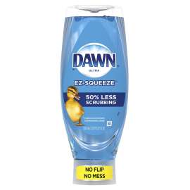 DAWN Ultra EZ-Squeeze 00208 Dish Soap, 22 fl-oz Bottle, Liquid, Original, Blue