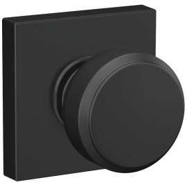 Schlage F Series F10 BWE 622 Hall and Closet Passage Lock, Bowery Knob Handle, Wrought Brass, Matte, Reversible Hand